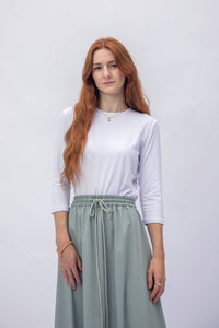 Tonet - Cotton Drawstring Skirt
