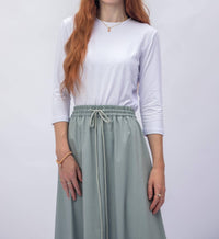 Tonet - Cotton Drawstring Skirt