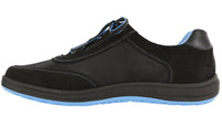 SAS Women's Sporty Lace-up Shoe in black - women's shoe - detail view