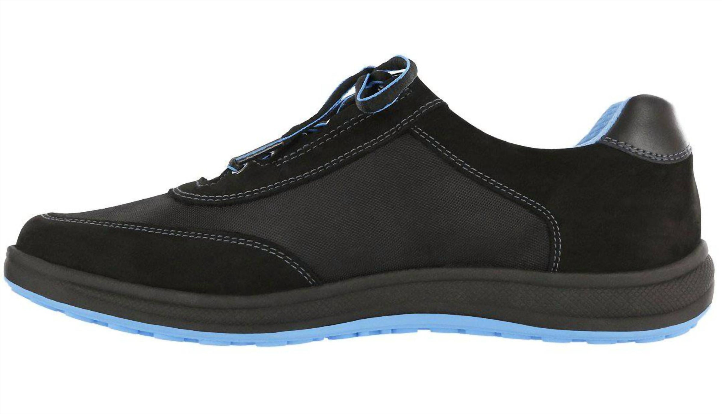 SAS Women's Sporty Lace-up Shoe in black - women's shoe - detail view