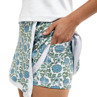 SMITH & QUINN Birdie Skort in sea salt floral - women's shorts - view 4