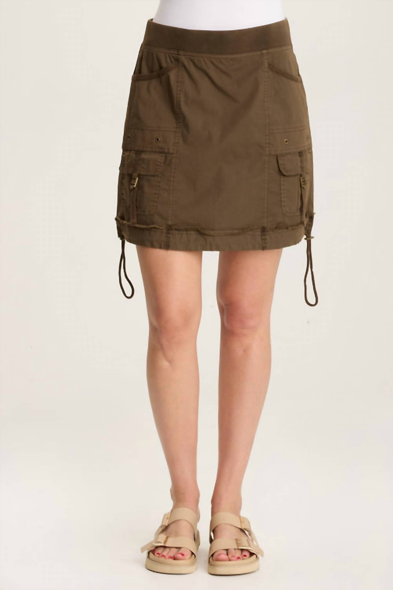 Xcvi - Leticia Poplin Cinched Hem Mini Skirt