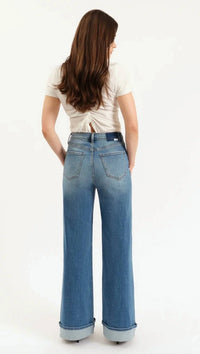 Daze - Far Out High Rise Wide Leg Jean