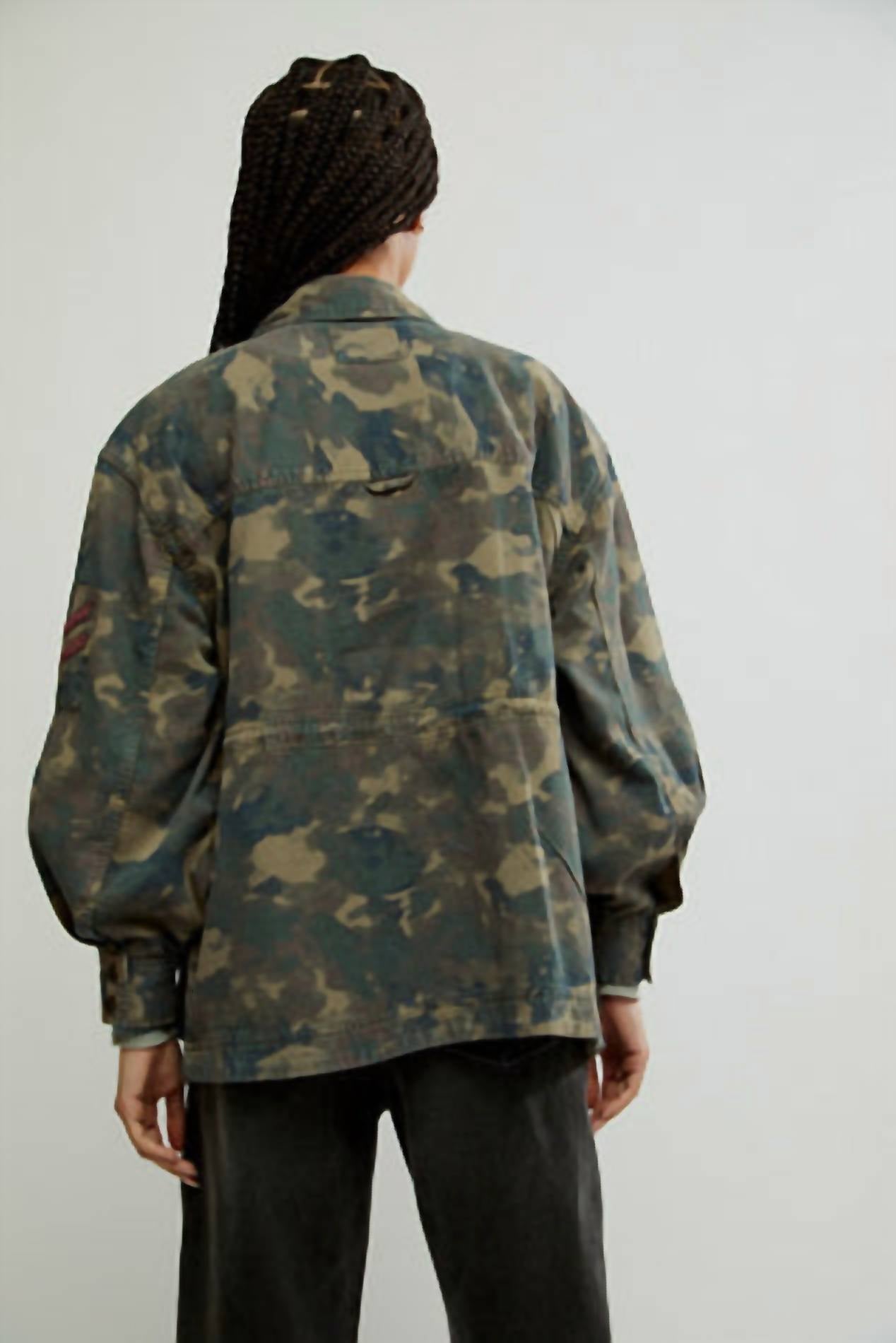 Free People - Arya Utility Camo Jacket