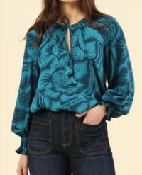 Omika - Riviera Tie-Neck Blouse