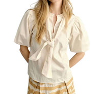 Cartolina Nantucket - Perry Tie Neck Top