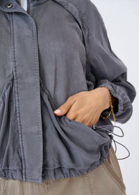 Marrakech - Bali Stretch Cupro Windbreaker Jacket