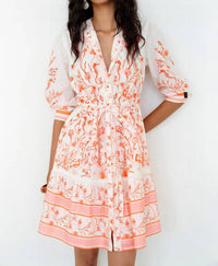 BANJANAN Gizela Dress in pink - women's dress
