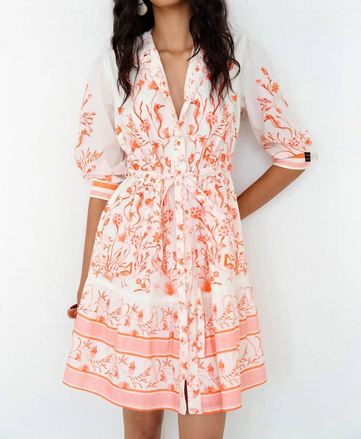 BANJANAN Gizela Dress in pink - women's dress