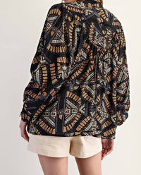 Ee:Some - Geometric Printed Blouse