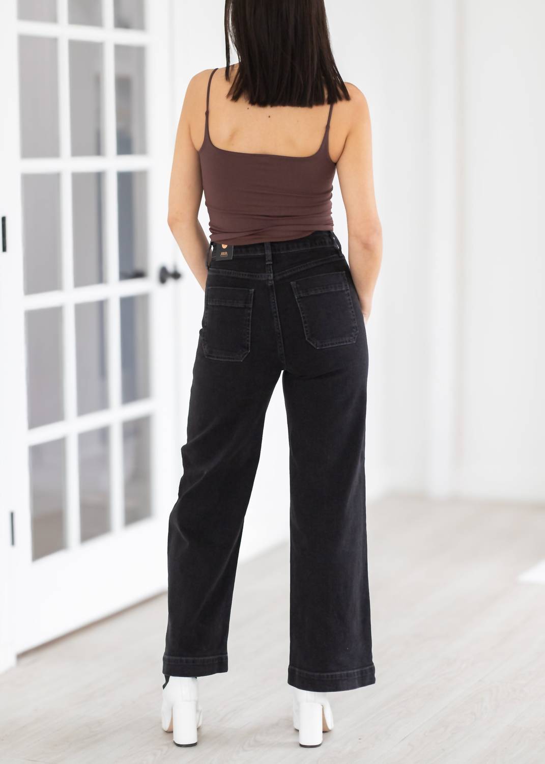 Just Black Denim - Patch Pocket Utility Jeans