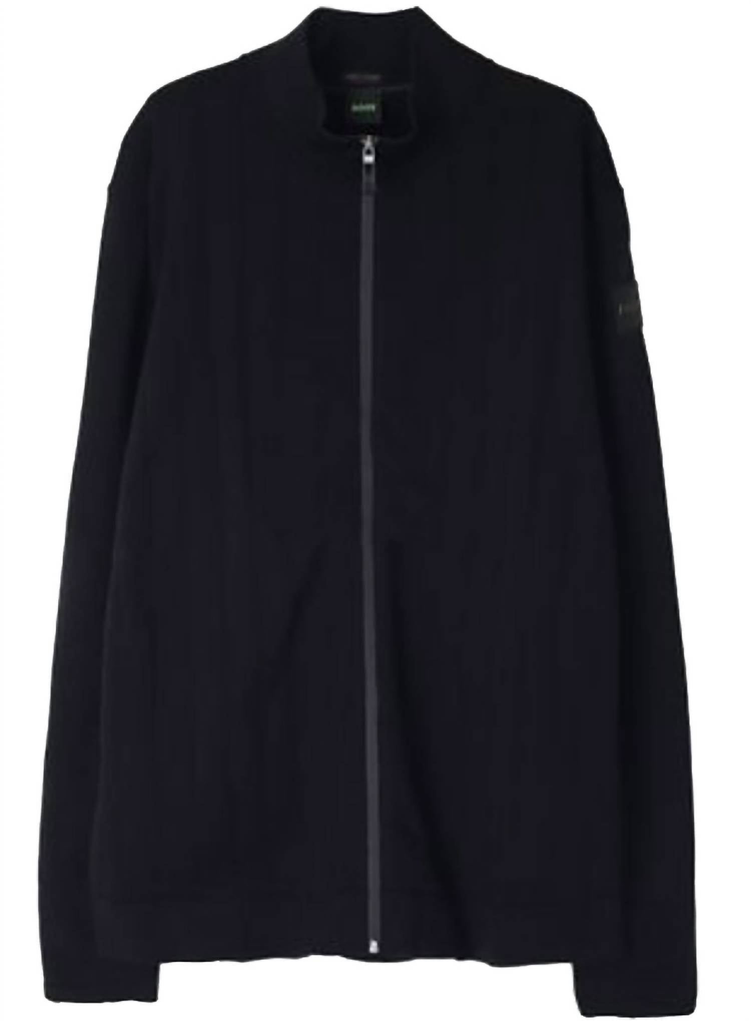 Hugo Boss - Men's Stand Up Collar Cotton Blend Zardin Jacket