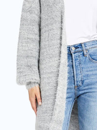 Gentle Fawn Ashworth Cardigan in mixed grey - women's cardigan - detail view