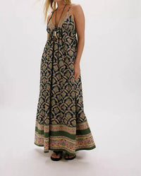 Free People - Sorrento Stroll Printed Maxi Dress