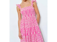 Ina Fashion - Alessia Eyelet Midi Dress