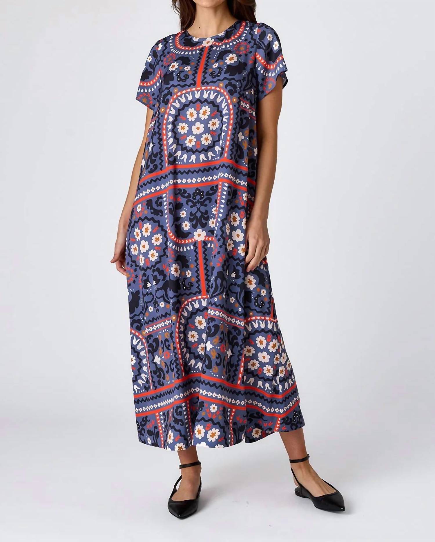 Crosby by Mollie Burch Coco Dress in western craft - women's dress - detail view