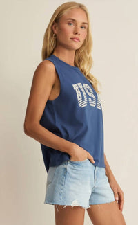 Z Supply - STARS AND STRIPES MUSCLE TANK