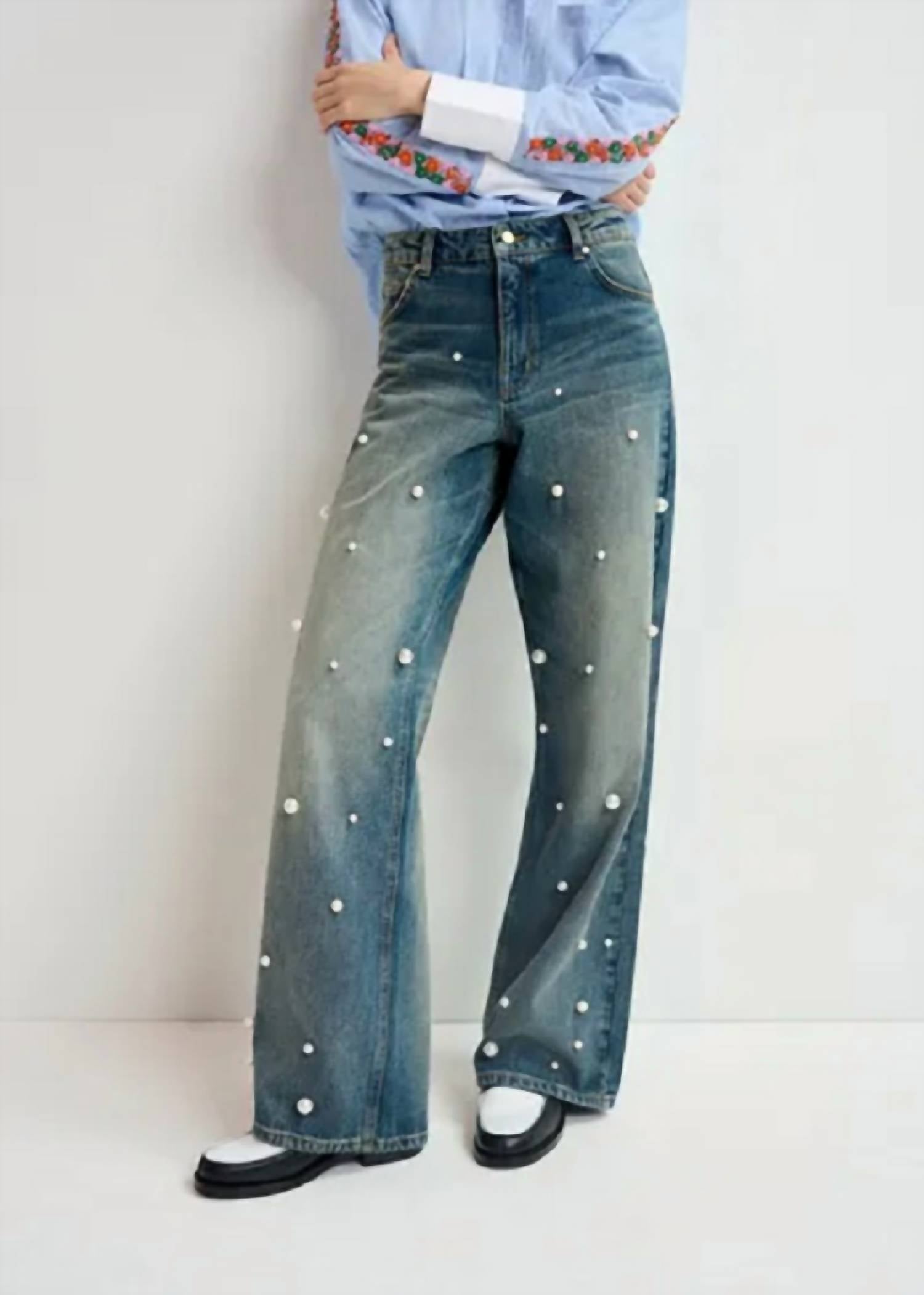 Essential Antwerp - Pearl Embellished Jeans