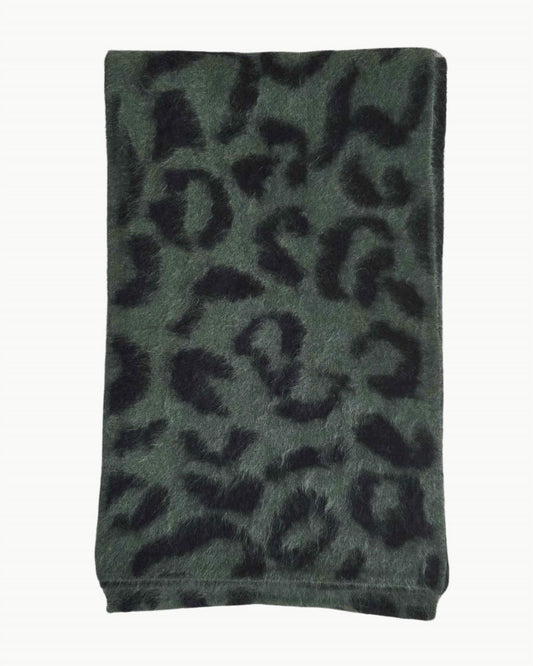 Autumn Cashmere - Women's Brushed Leopard Scarf