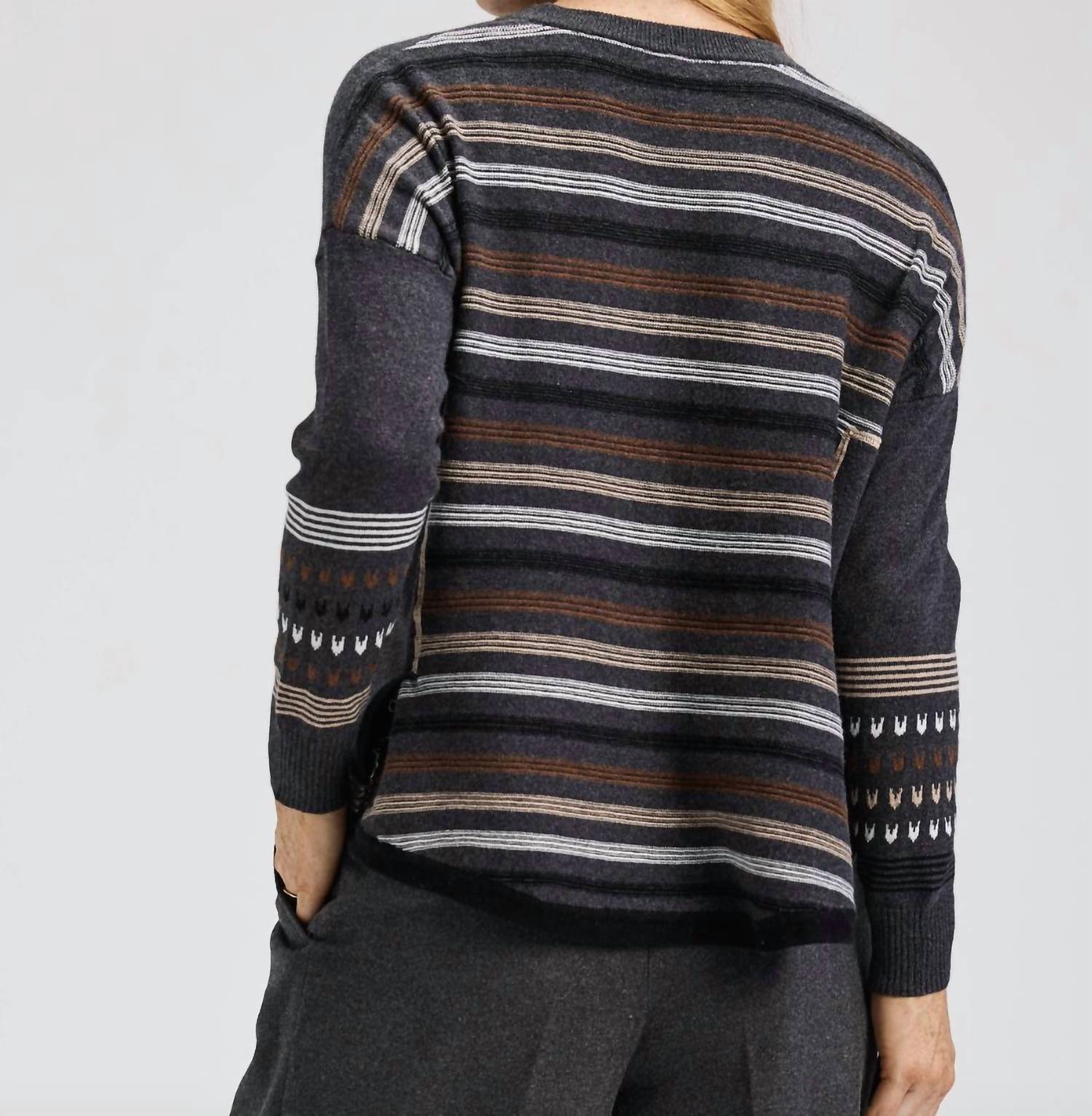 Zaket & Plover - Patterned Back Sweater