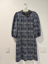 Tyler Boe Women's Vicky Dress in navy ivory - women's dress