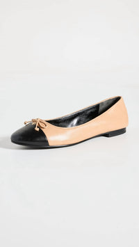 TORY BURCH Women's Cap Toe Ballet Flats in ginger shortbread - women's flats - view 5