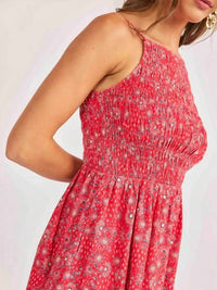 Sadie & Sage - Women's Firecracker Shirred Mini Dress