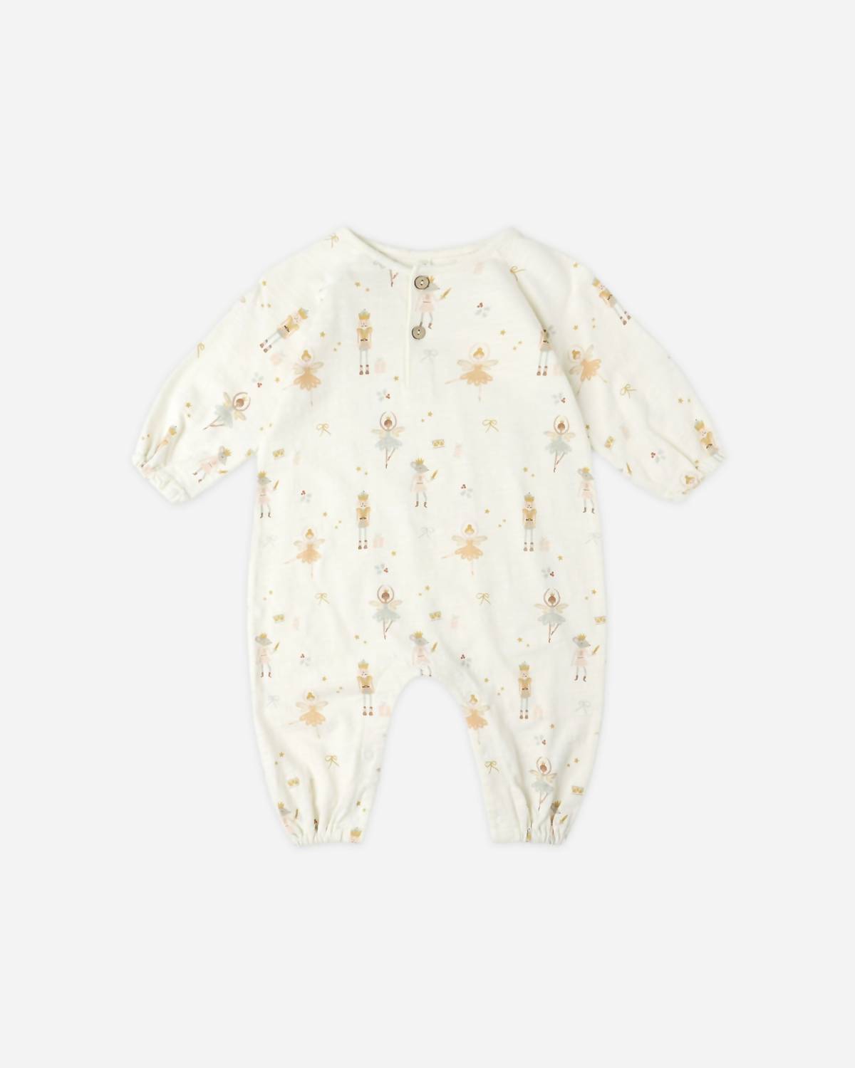 Rylee + Cru Henley Jumpsuit in nutcracker - kids' item - alternate view
