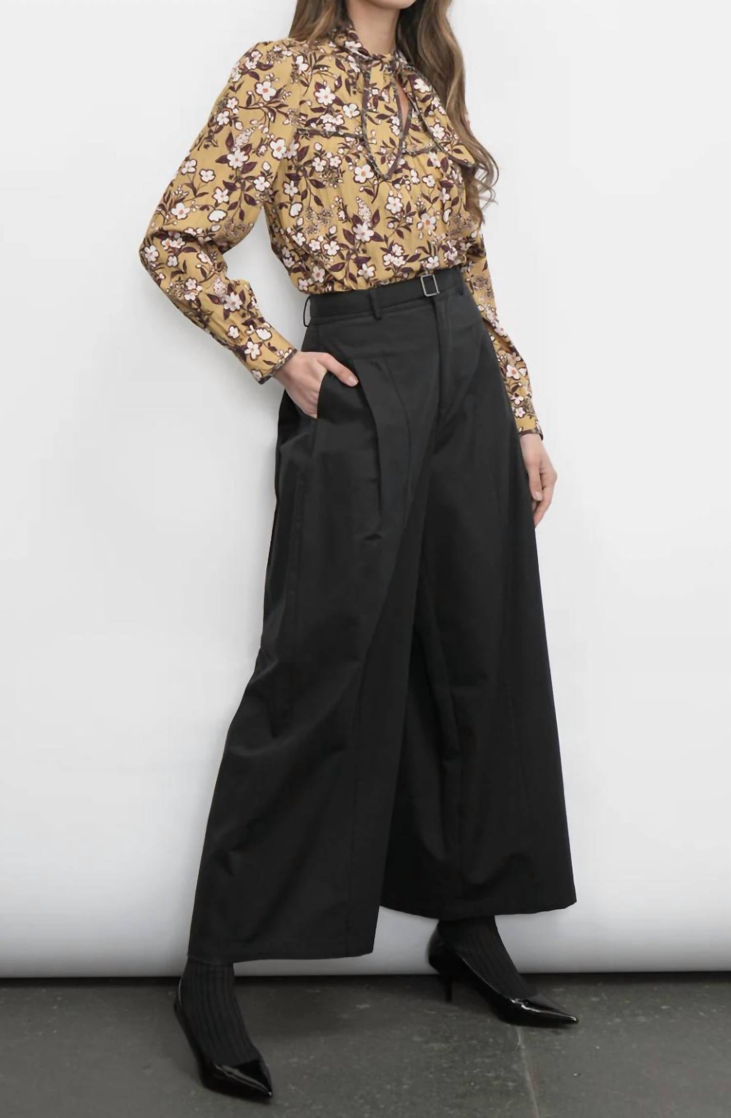 Greylin - Rowan Tie Neck Blouse