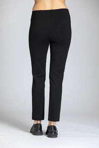 Apny - Pull-on Ponte Pant With Split Hem