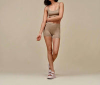 UGG Tesla Ribbed Lounge Bralette in silver taupe - women's intimate