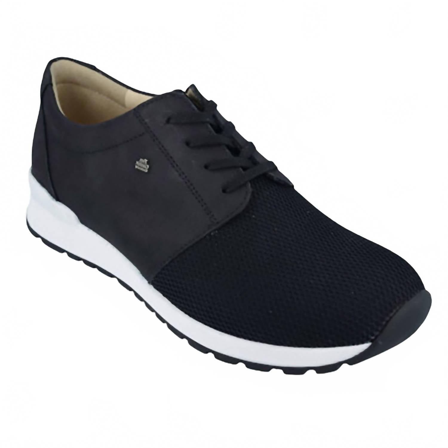 Finn Comfort Men's Paisley Sneaker in schwarz black sensualstretch buggy 1 - men's sneaker - detail view