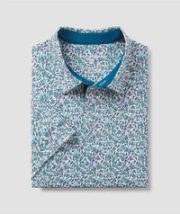 Southern Shirt Company - Men's Birds Of Paradise Printed Short-sleeve Polo