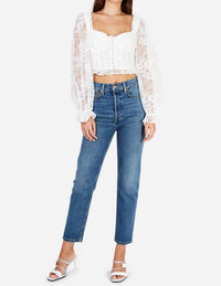 For Love & Lemons - Cheyenne Lace Bustier Top