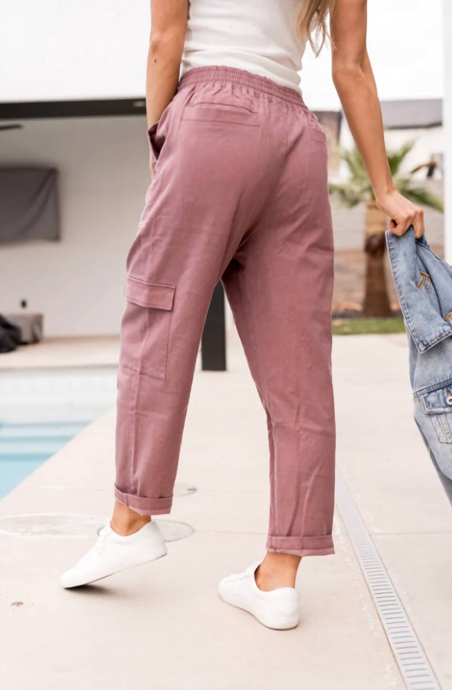 Ampersand Ave - Cargo Crop Pants