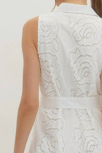 Entro - Floral Lace Mini Dress