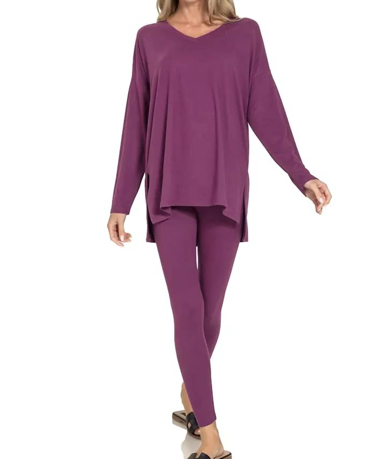 Zenana - Just Relax Loungewear Set
