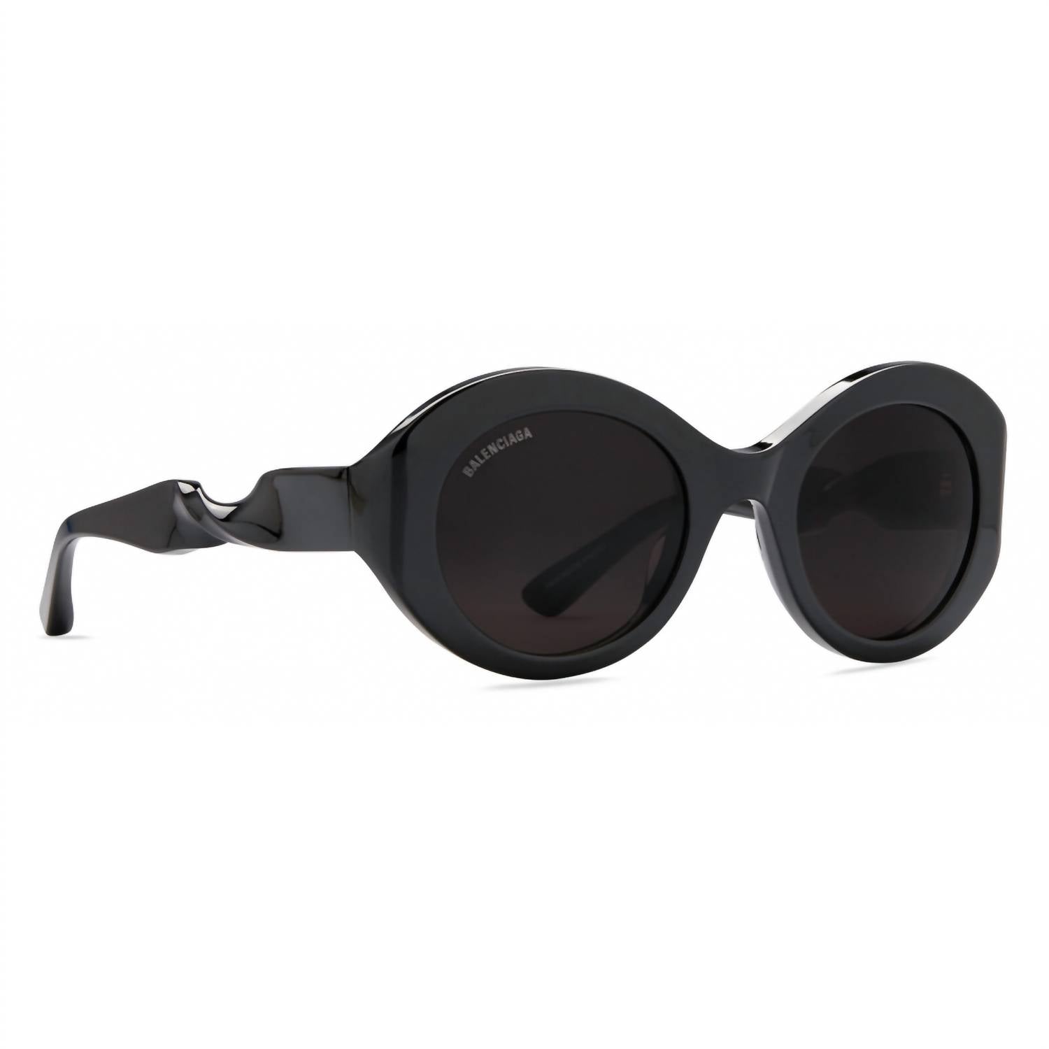 Balenciaga - Women's Twisted Round Non-polarized Sunglasses