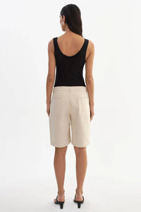 Lamarque - Bary Linen Twill Bermuda Shorts