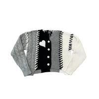 Flowers By Zoe - Girl's Colorblock Cardigan Sweater