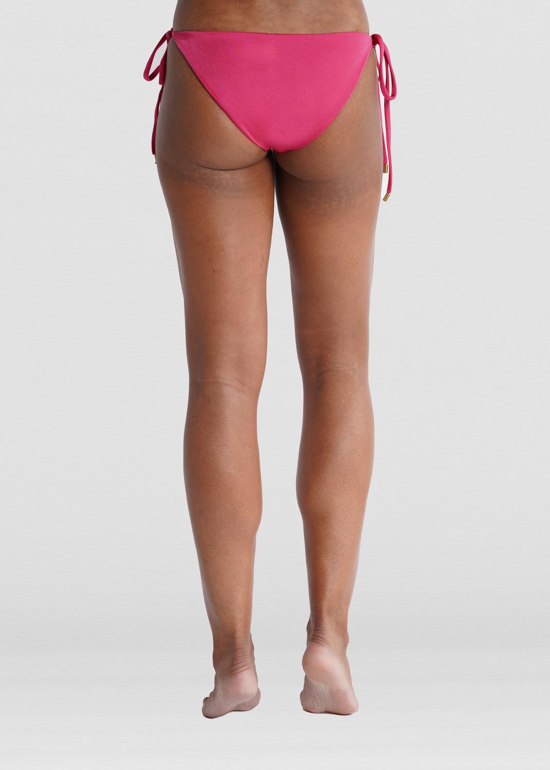 inBodi Swim The Islamorada Full Bottom in pink - women's swimwear - detail view