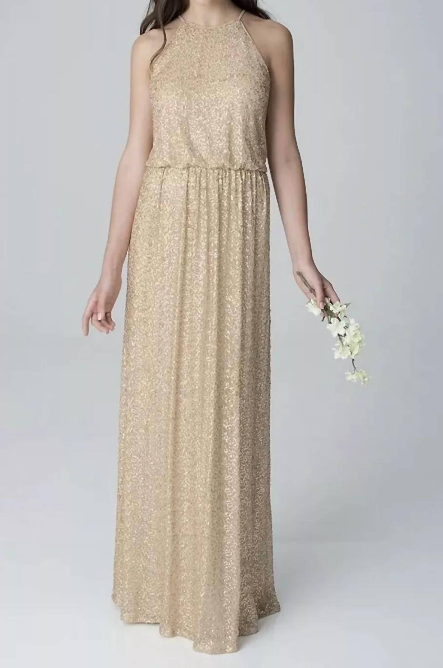 Bill Levkoff - Floor-length Sleeveless Wedding Dress