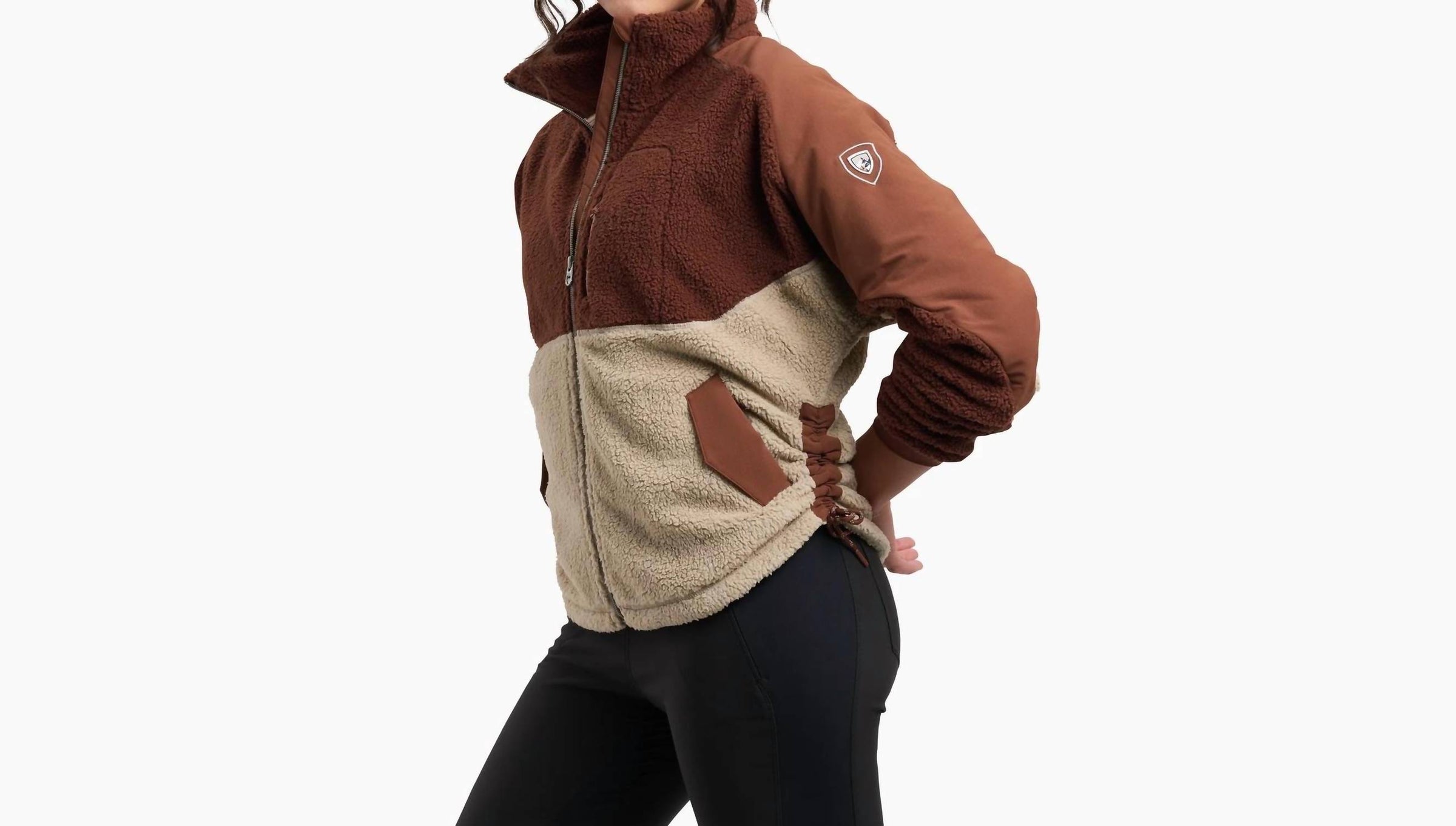 KUHL Women's Elixir Jacket in mocha - women's jacket - alternate view