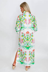 House Of Mbr - Lemon Soiree Bouvier Maxi Dress