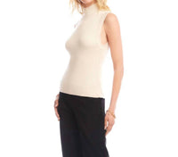 Karen Kane - Raquel Ribbed Turtleneck Sweater Tank Top