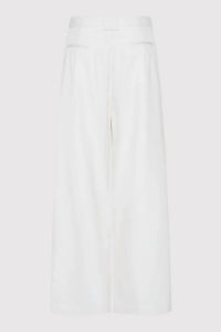 St. Agni - Twill Wide Leg Pleat Pants