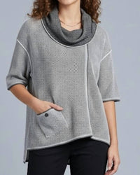 Habitat - Holey Cowl Neck Sweater