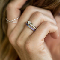 Starlette Women's Piper Ring in silver - women's jewelry - alternate view