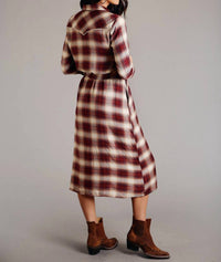 Stetson - Women's Ombre Plaid Dress