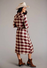 Stetson - Women's Ombre Plaid Dress